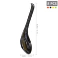 thumbnail image 4 of 8pcs Melamine Spoons Safety Spoon Home Kitchen Flatware Kids Portable Tableware, 4 of 7