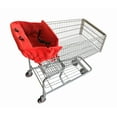 thumbnail image 2 of 2 Red Hens Shopping Cart Cover - Grey Damask, 2 of 6