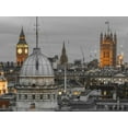 thumbnail image 2 of Frank, Assaf 32x25 White Modern Wood Framed Museum Art Print Titled - London cityscape with Big Ben and Westminster Abby, 2 of 4