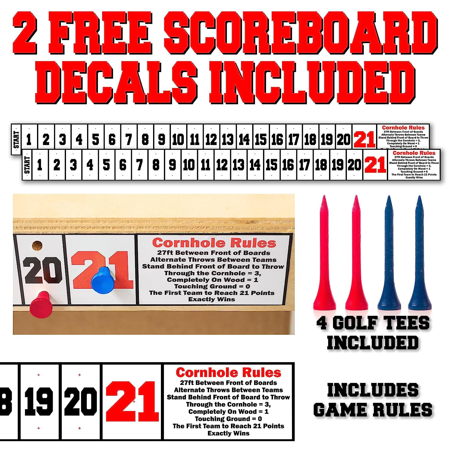 Cornhole Board Wraps and Decals Cornhole Wraps for Boards Set of 2 Corn Hole Decal, Skins Professional Vinyl Cornhole Decal for Boards Covers Sticker Cornhole Vinyl Wraps (American Flag Wavy)