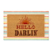 Wanda June Home Hello Darlin' 2 Piece Doormat Set, Multi-Color, 18"x30" by Miranda Lambert