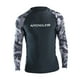 thumbnail image 3 of Camisa de natación para hombre jinwen traje de baño manga larga L, 3 of 8