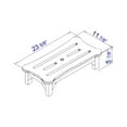thumbnail image 2 of ALFI brand AB4408 24'' Wooden Stool for your Wooden Tub, 2 of 8
