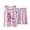 Light Purple, variant on Girls Sleepwear & Robes Comfortable Sleep Set for Kids Elastic Summer Nightwear Easy-Wear Casual Outfit for Young Girls