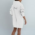 thumbnail image 5 of hotojiny Hoodies Sweatshirt Dress for Women Oversized Casual Pullover Long Sleeve Mini Dresses Cute Solid Trendy Clothes, 5 of 7