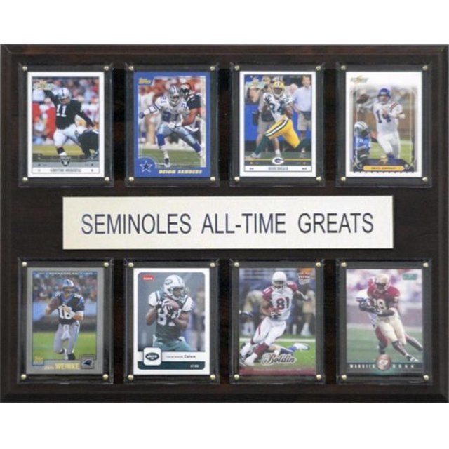 C & I Collectables 1215ATGFSU NCAA Football Florida State Seminoles All-Time Greats Plaque
