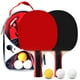 thumbnail image 2 of Establecimiento Tenis de Mesa 2 Jugadores Establecidos 2 Raquetas de Murciélagos de Tenis de Mesa y 3 Bolas de Ping pong Con Bolsa de Cubierta, 2 of 7