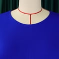 thumbnail image 6 of AURA Plus Size Women High Waist Pleated Pencil Midi Dress Elegant Office Commuter Style, 6 of 9