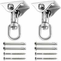 

Stainless Steel Swivel Hook Hanger Assembly - 304S Grade - 1000lb Capacity - Heavy Duty