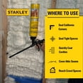 Stanley Supercoat Spray Foam Insulation Closed Cell, 20 Board feet, 27.1 oz, 1 Pack Set