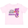 thumbnail image 3 of Inktastic Little Sister Cute Purple Dragon Girls Baby T-Shirt, 3 of 5