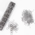 thumbnail image 3 of 1504pcs Open Jump Ring and Lobster Clasps Kit Jewelry Repair Tools Jewelry Making Supplies Kit with Jewelry Making Accessories for Necklace Making Repair (Silver), 3 of 4