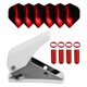 thumbnail image 1 of EeaseMX Juego de 19 accesorios para dardos, perforador de dardos con anillos de vuelo y protectores de dardos., 1 of 8