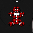 thumbnail image 4 of Inktastic Buffalo Plaid Gingerbread Man Boys or Girls Baby T-Shirt, 4 of 5