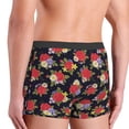 thumbnail image 3 of Disketp Red Rose Flower Men's Boxer Briefs,Soft and Breathable Cotton Underwear with ComfortFlex Waistband, 3 of 7