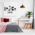 thumbnail image 2 of Stupell Industries Xoxo Various Glam Makeup Graphic Art Gallery Wrapped Canvas Print Wall Art, Design by Alison Petrie, 2 of 7