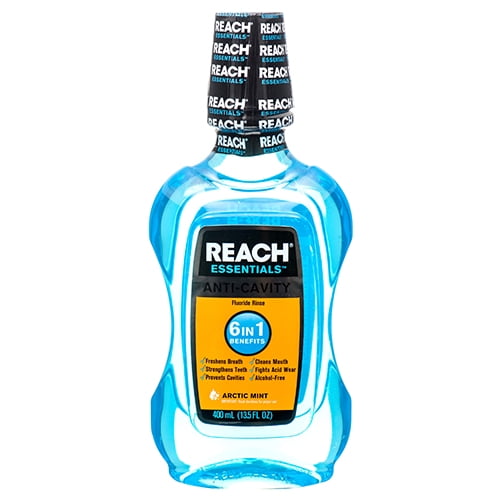 New 353532 Reach Mouthwash AntiPlaque 13.5Z Arctic Mint (12Pack) Oral Care Cheap Wholesale