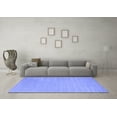 thumbnail image 3 of Ahgly Company Indoor Rectangle Abstract Blue Contemporary Area Rugs, 6' x 9', 3 of 4
