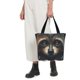 thumbnail image 5 of Fotbe Tribal Style Raccoon Bolsa de Playa con Estampado, Bolsa de Hombro, Bolsa de Mano Espaciosa, Bolsa de Viaje Ligera, Bolsa de Compras Versátil, 5 of 6