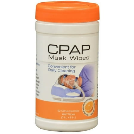CONTOUR Products CPAP Mask Wipes, Citrus Scent 62