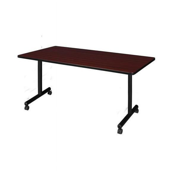 Regency 60 inch x 30 inch Kobe Mobile Training Table in  Mahogany