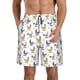 thumbnail image 1 of Fotbe Farm Roosters Trajes de Baño Estampados para Hombre, Shorts de Verano de Secado Rápido, Ropa de Playa, Bañadores-3X-Large, 1 of 6