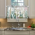thumbnail image 5 of Wildflowers Kitchen Curtains 2 Panels UV Protected Tier Curtains, Half Window Curtains Kitchen Tiers for Guest Room Bathroom Sink Laundry Room Basement,36 x 27 Inch, 5 of 7
