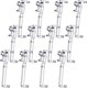 thumbnail image 1 of Wabjtam 2.5 Inch Valance Clips Window Blind Clips Clear Plastic Valance Retainer Clips Hidden Valance Clips For Horizontal Blind Valance (12 Pieces), 1 of 5