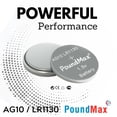 thumbnail image 4 of Battery PoundMax AG10 LR1130 1.5V Alkaline 20 Pack, 4 of 9