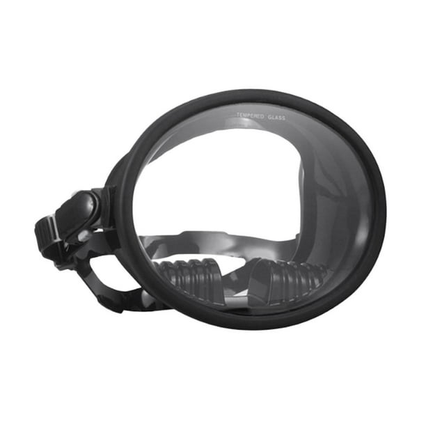 Buceo Sin para Adultos Facial Antivaho Shamjiam Máscara de buceo de cara completa Negro