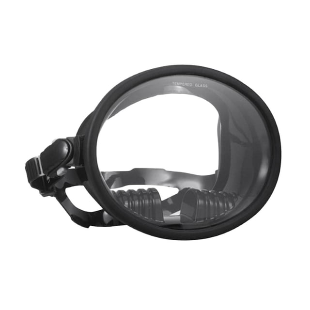 Buceo Sin para Adultos Facial Antivaho Shamjiam Máscara de buceo de cara completa Negro