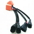 thumbnail image 3 of 2Pcs 100W 9006 / 9005 to H4 Headlight Bulb Conversion Sockets Harness Durable, 3 of 5