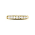 thumbnail image 2 of FB Jewels 14kt Yellow Gold Womens Round Diamond Wedding Channel Set Band 1/2 Cttw Size 9, 2 of 4