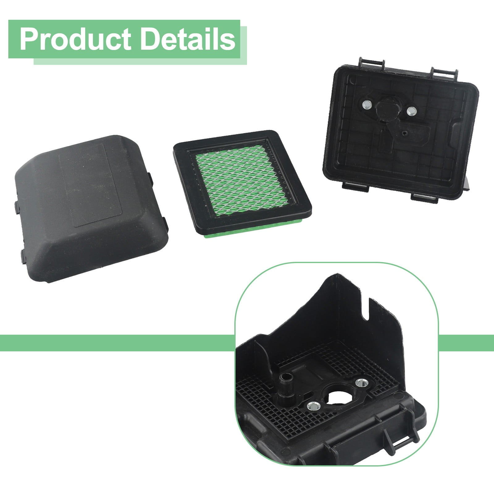 Outlier High-quality Air Filter and Cover Set for Honda for GCV160 GCV190 GC160 GC190, Lawn Mower Parts & Accessories