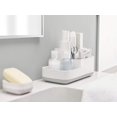 thumbnail image 2 of Caddy de baño fácil de guardar: blanco/gris, 11,9 x 11,6 x 24,9 cm lin, 2 of 3