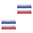 thumbnail image 3 of Jumpingount 50 Pieces Hygiene Interdental Brush Tooth Household Stainless Removes Soft Health Floss Toothpick Sticks Head Supplies Steel Azul rojo 11*6*2cm 2piezas, 3 of 6