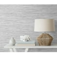 Stacy Garcia Home Faux Grasscloth Peel and Stick Wallpaper (Moonstone