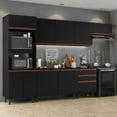 thumbnail image 1 of Cocina Integral Completa Modular Madesa Reims 320cm Negro 04, 1 of 10