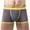 Gray, variant on Lilgiuy Men Casual Solid Underwear Gold Dot Mesh Striped Boxer Breathable Hip Shorts 2022 Fall Winter