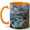 Orange, variant on Coastal Cliffs Coffee Mug, Ocean Landscape Mug, Seagull Rocky Shore Ceramic Mug, Nature Lover Gift, Scenic Sea View Cup for Women Men, 11 oz
