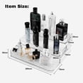 thumbnail image 4 of Exhibidor de perfumes de 3 niveles organizador de cosméticos acrílico transparente Tfixol, 4 of 8