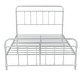 thumbnail image 3 of Full Size Metal Platform Bed with Headboard and Footboard, Iron Bed Frame for Bedroom, No Box Spring Needed ,Silver, 3 of 7