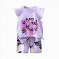 thumbnail image 4 of Toddler Boy Summer Outfits Baby Boys Cloting Set Outfit Hearts Floral Cartoon Animals Print Sleeveless Tank Top Printed Shorts 2 Piece Casual Summer Wear 3 9 18 Months 2T 3T 4T, 4 of 4