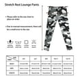 thumbnail image 6 of COEQINE Camo Black Grey Girls' Sport Legging Buttery Soft High Waist Yoga Pants for Jogging, for 6-7 Years Kids Girls, 6 of 7