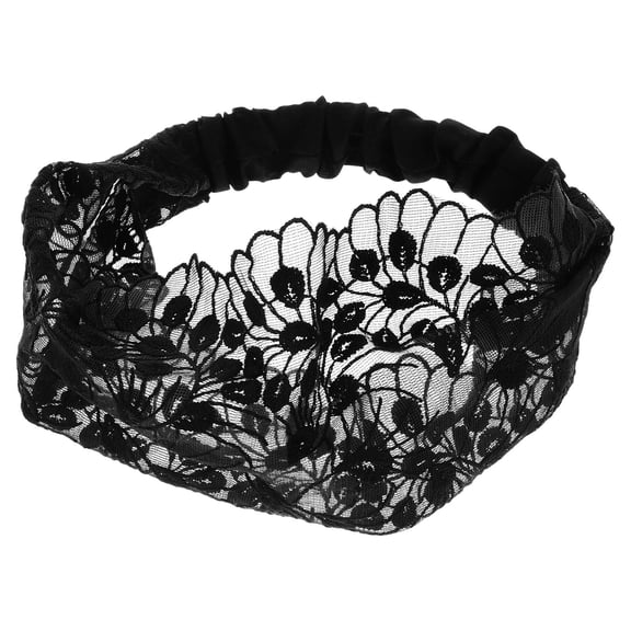 LOLIPPYY Comfortable Wear Black Face Washing Headband for Women 1Pcs