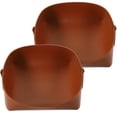 thumbnail image 4 of Bandeja de almacenamiento multiusos de 2 piezas para artículos diversos, relojes, maquillaje, escritorio, bandejas de cuero para oficina., 4 of 8