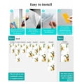 thumbnail image 7 of Window Privacy Film Sunflower Stained Glass Window Film Decorative Sun Block Window Cover Summer Botanical Hummingbird Vintage Window Clings Static Adhesive Sticker for Bathroom 23.6"x59", 7 of 7