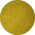 thumbnail image 1 of Ahgly Company Indoor Round Oriental Yellow Industrial Area Rugs, 8' Round, 1 of 4