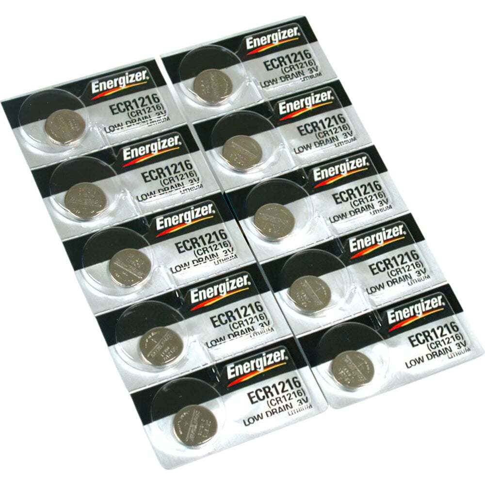 10 CR1216 Energizer Watch Batteries Lithium Battery