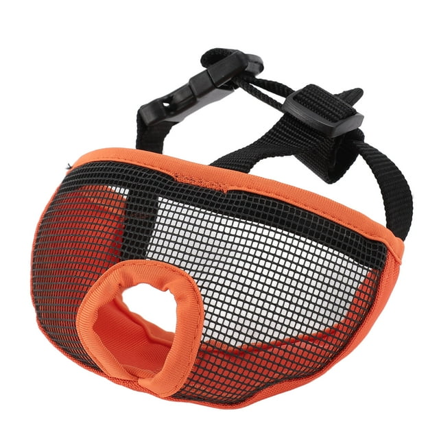 Adjustable Muzzle Breathable Mesh Dog For Biting, Chewing, Barking, Training, Licking And Grooming, Short Snout Dog Muzzle With Soft Edges